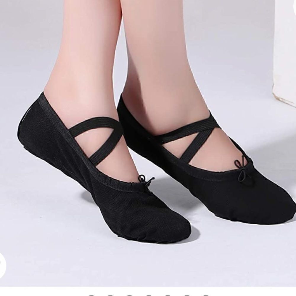 MissFiona Canvas Ballet Slippers 2 pair